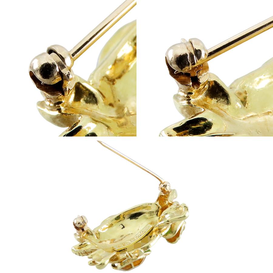 Cartier（カルティエ） ブローチ イエローゴールド K18YG エナメル