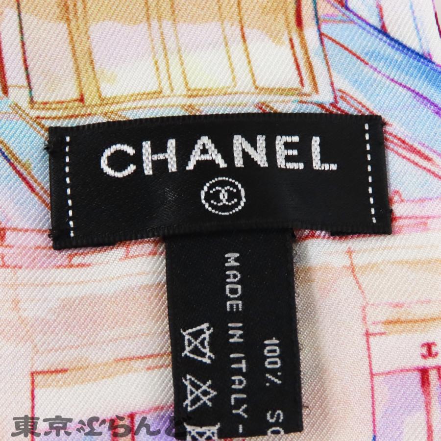 CHANEL（シャネル） タイスカーフ リボンスカーフ マルチカラー シルク