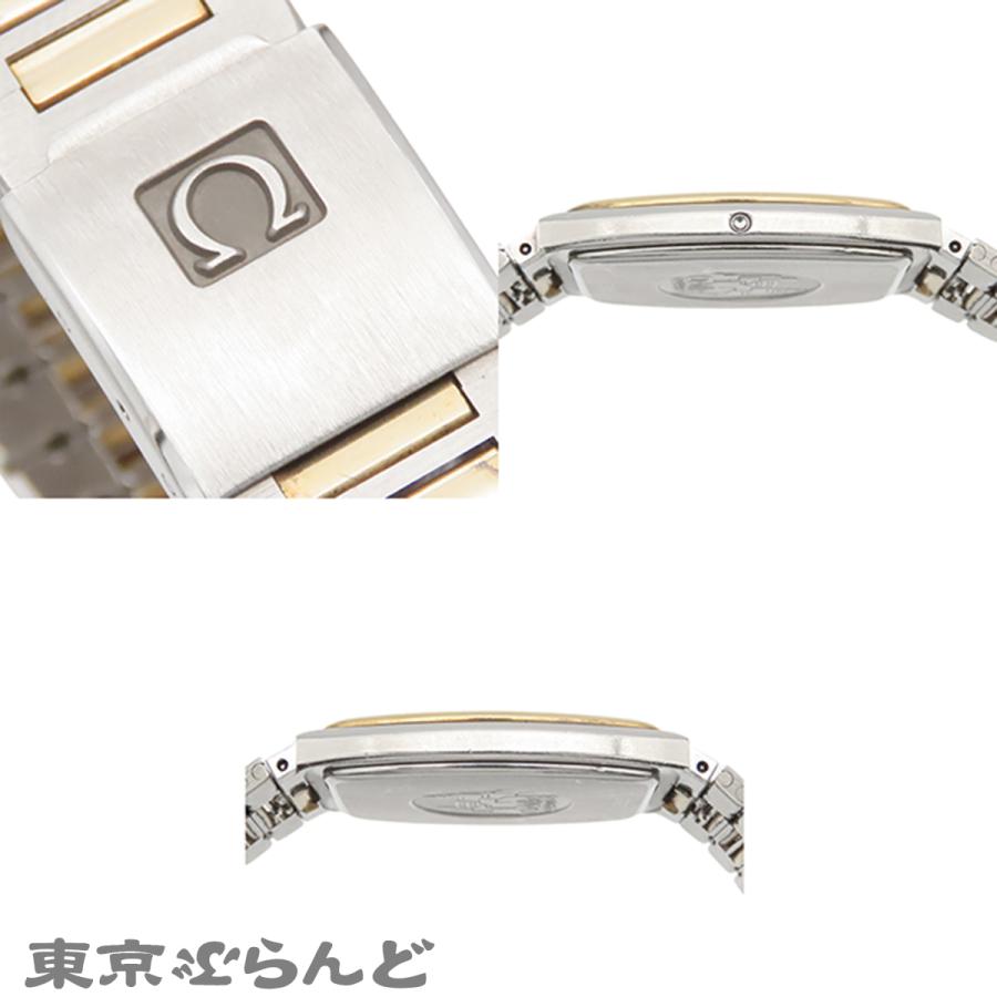 美品　OMEGA オメガ デビル クォーツ cal.1365 純正ベルト腕時計 OMEGA（オメガ） デビル 195.0021 cal.1365 ゴールド SS YG デヴィル