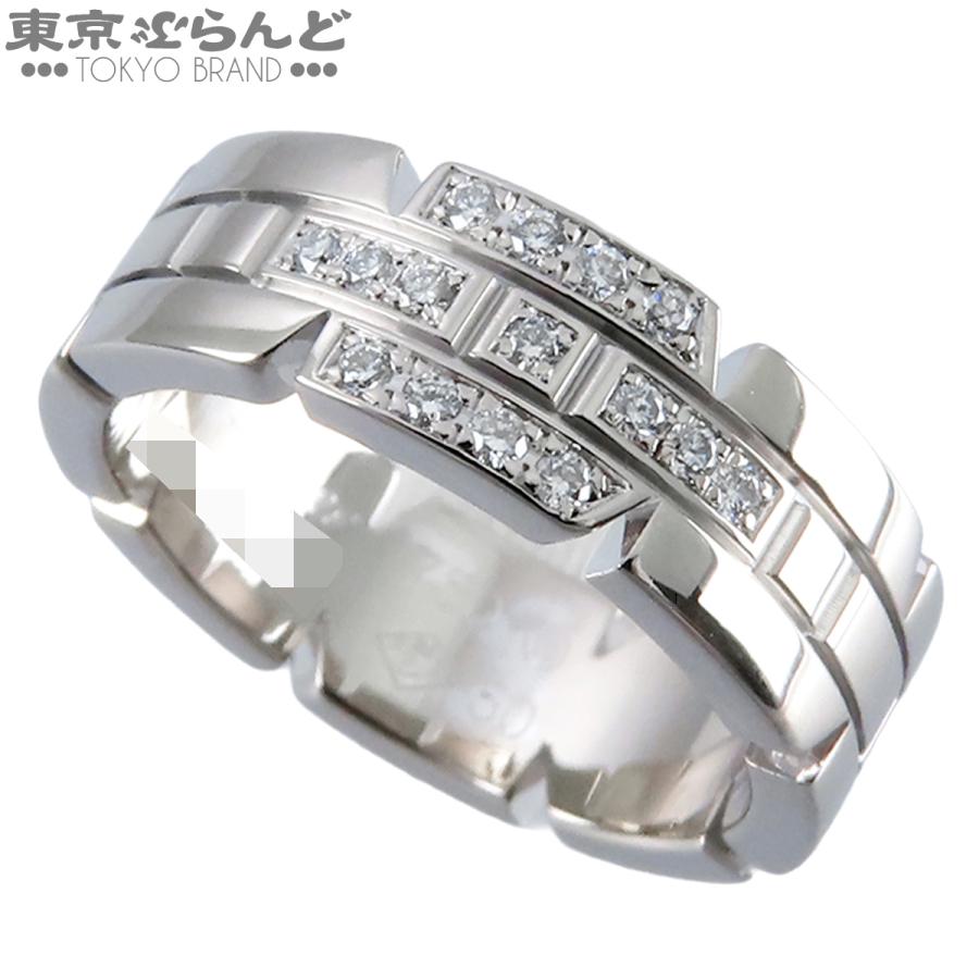 カルティエ タンクフランセーズ リング K18WG #58 Cartier（カルティエ） タンクフランセーズリング ホワイトゴールド