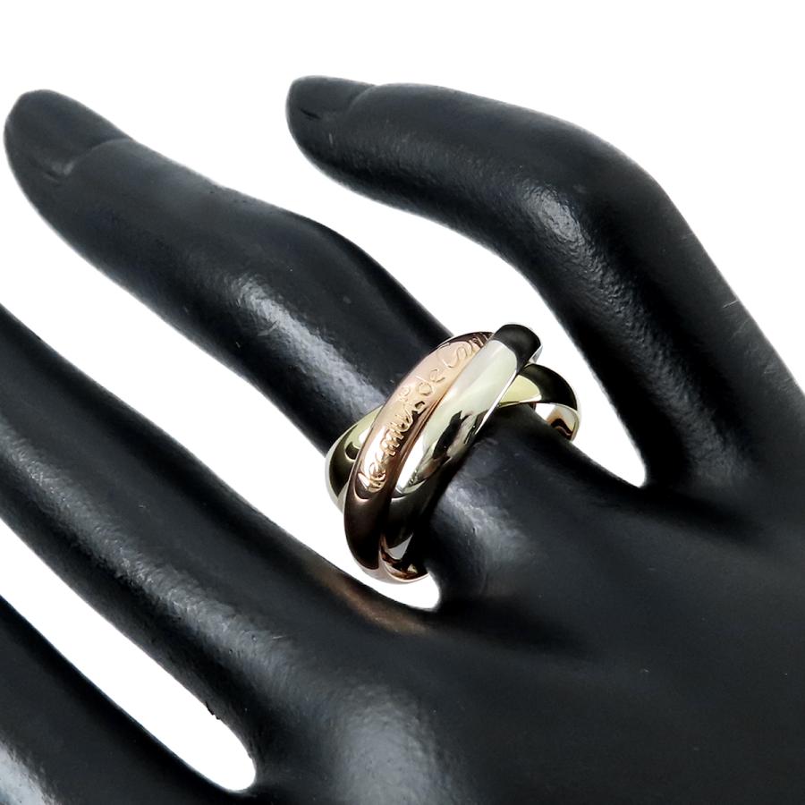 Cartier（カルティエ） トリニティリング スリーカラーゴールド K18PG