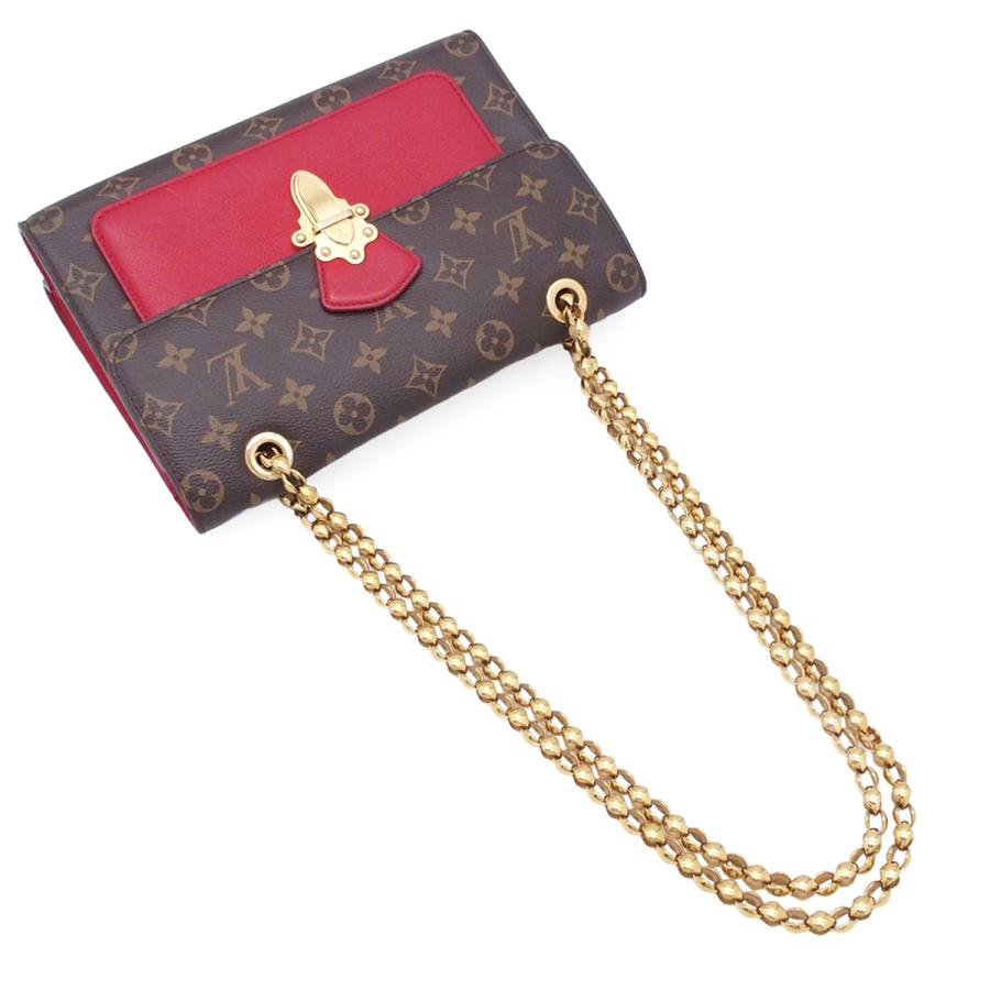ルイヴィトン ショルダーバッグ LOUIS VUITTON（ルイ・ヴィトン） ヴィクトワール M41731 ブラウンx