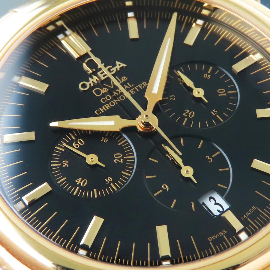 OMEGA（オメガ） デビル 4141.50 ブラック K18YG デヴィル De Ville 金