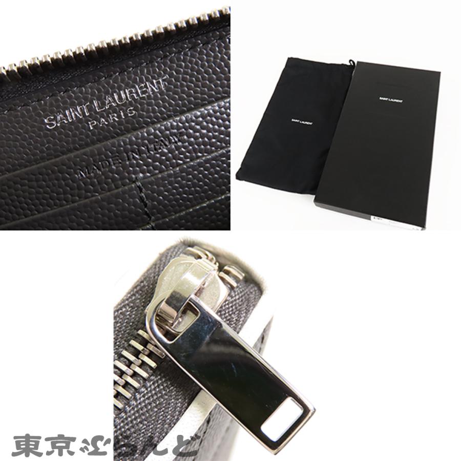 SAINT LAURENT サンローラン モノグラム フルジップウォレット 358094