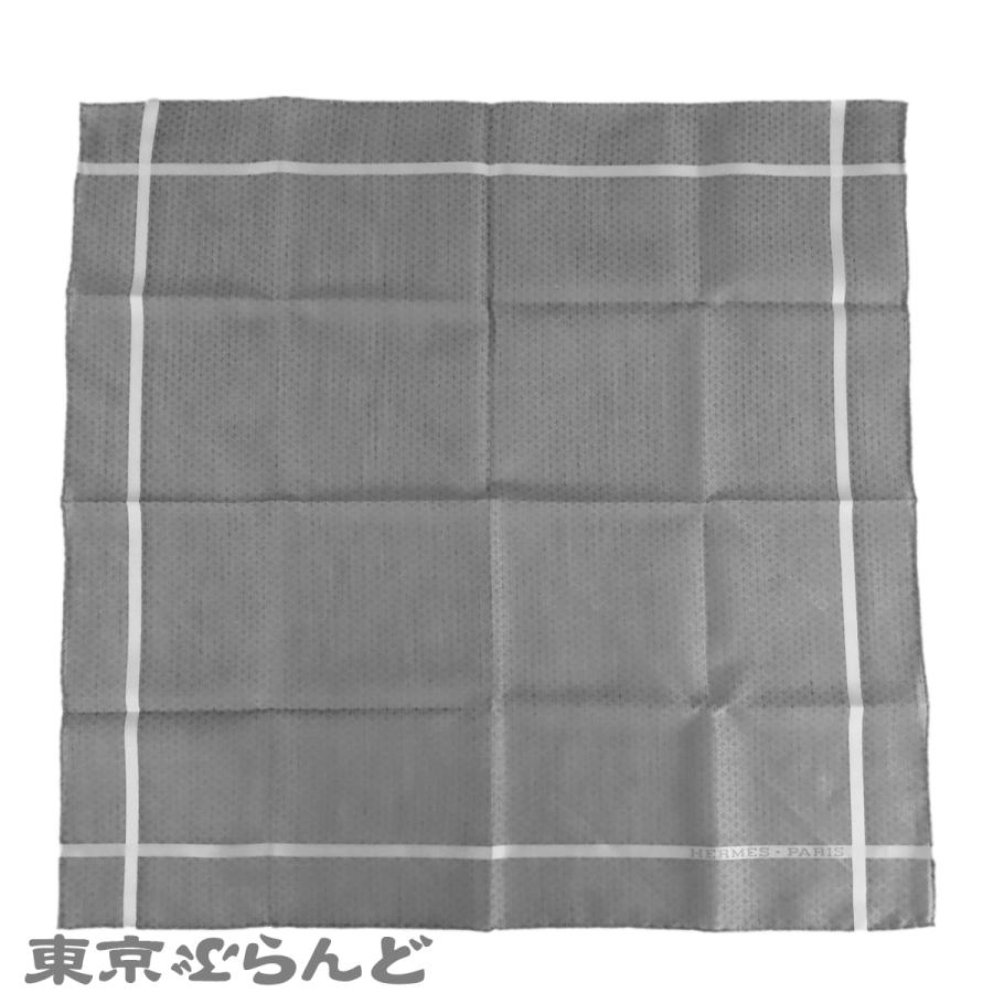 HERMES（エルメス） ハンカチ グリフォンセ コットン ジャカード H