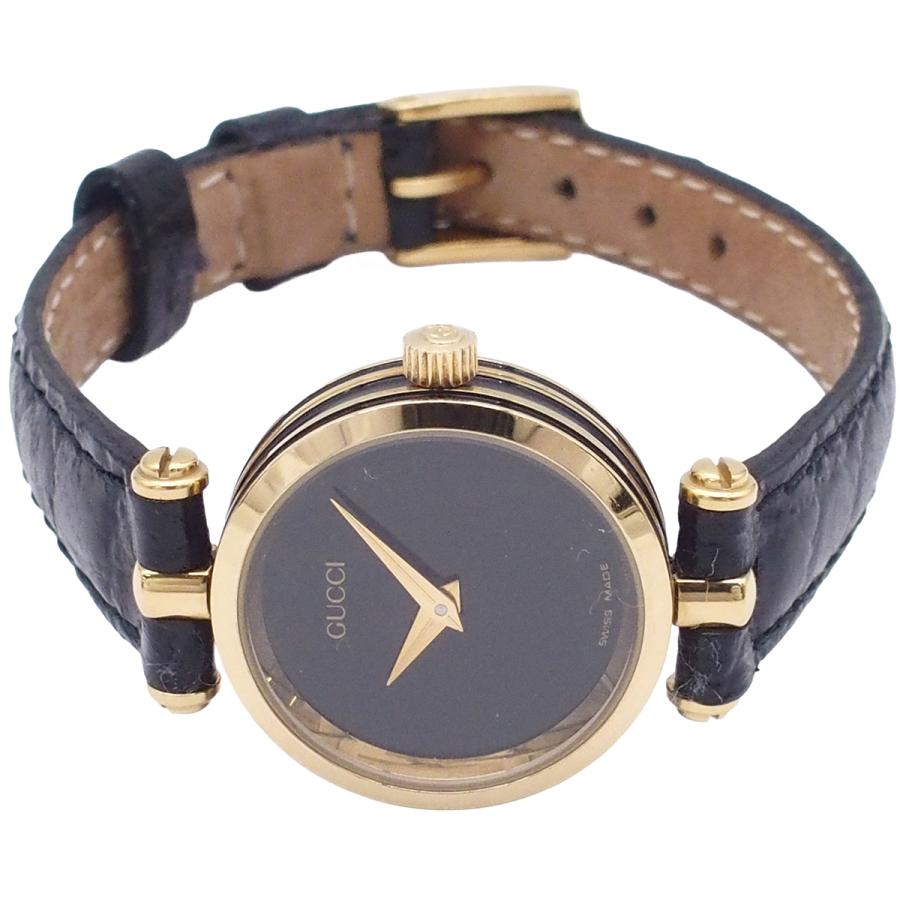 GUCCI（グッチ） シェリーライン 2000L ブラックxSS レザー オールド