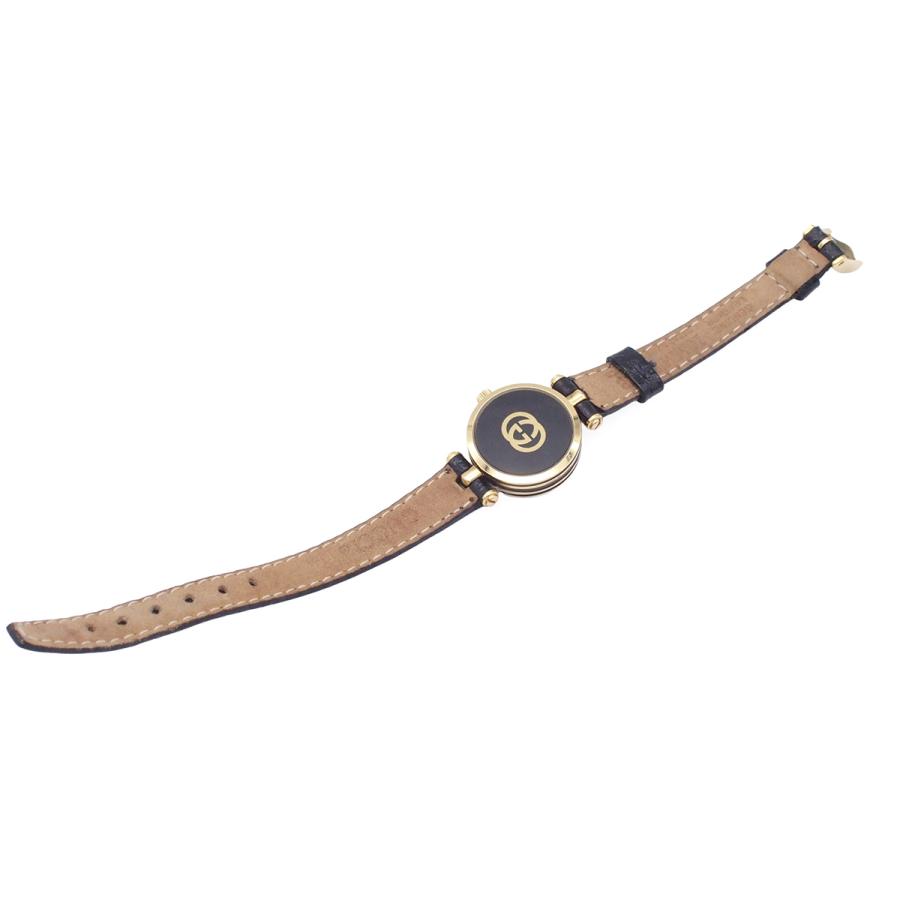 GUCCI（グッチ） シェリーライン 2000L ブラックxSS レザー オールド