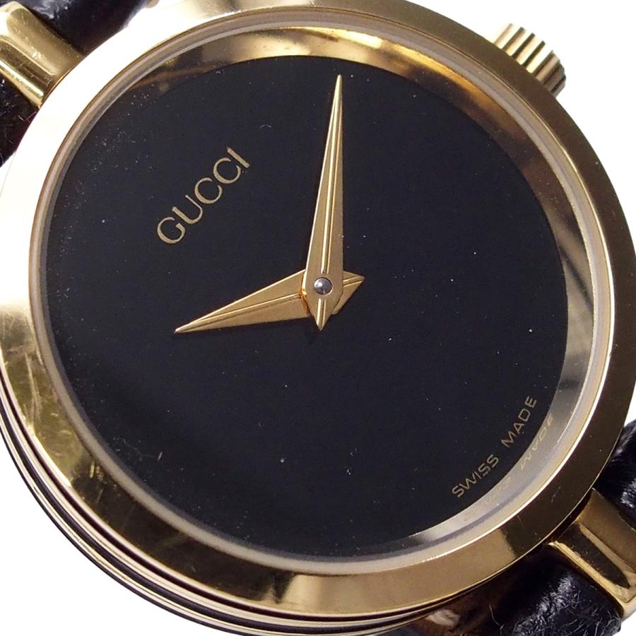 GUCCI（グッチ） シェリーライン 2000L ブラックxSS レザー オールド
