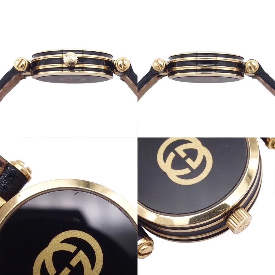 GUCCI（グッチ） シェリーライン 2000L ブラックxSS レザー オールド