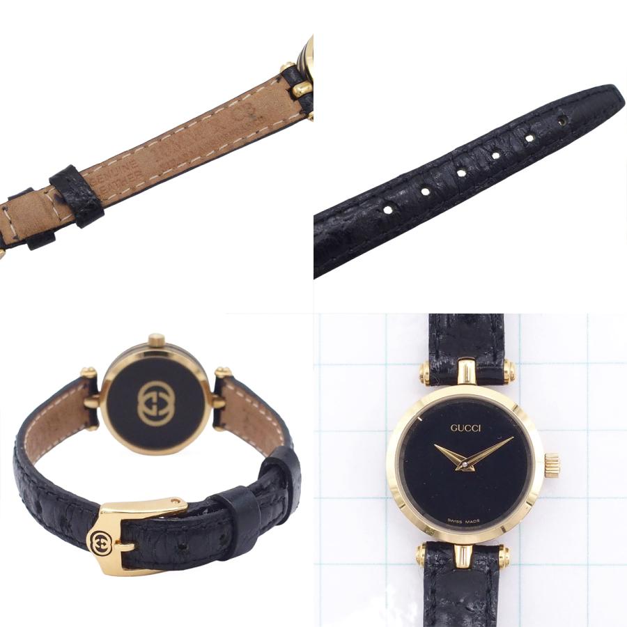 GUCCI（グッチ） シェリーライン 2000L ブラックxSS レザー オールド