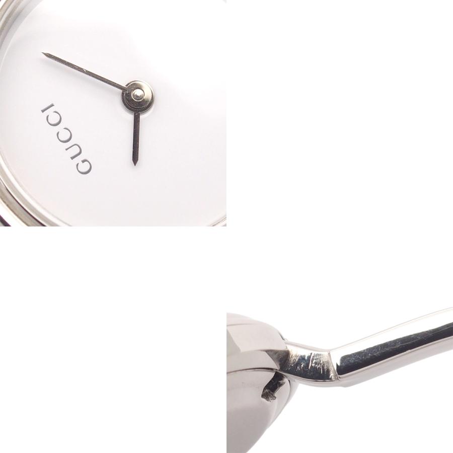 GUCCI（グッチ） チェンジベゼル 1100R 11/12.2 ホワイト SS バングル
