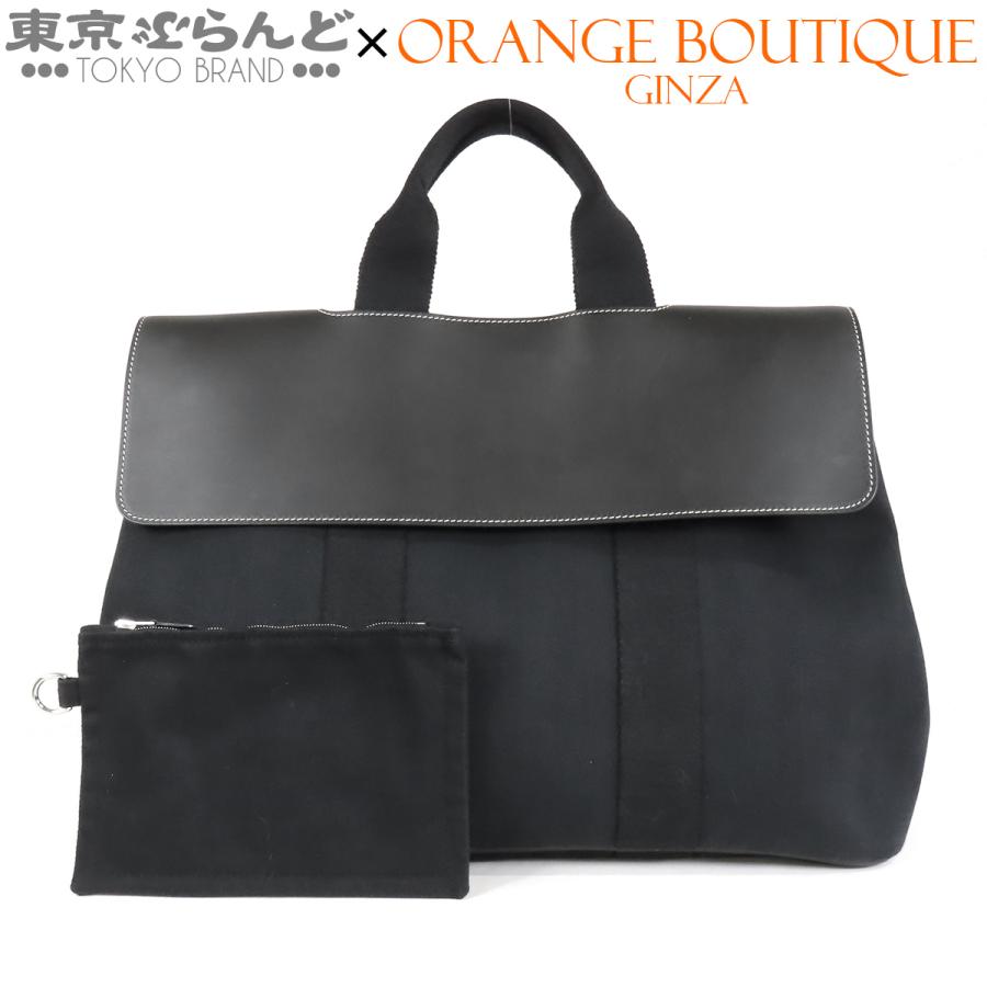 HERMES（エルメス） ヴァルパライソ MM ブラック シルバー金具 トワル