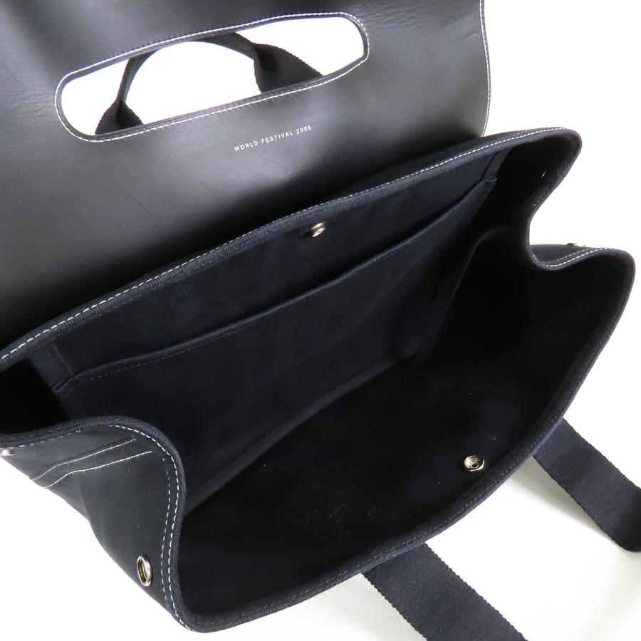HERMES（エルメス） ヴァルパライソ MM ブラック シルバー金具 トワル