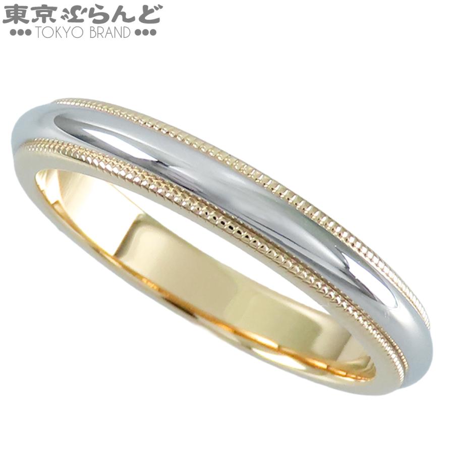 TIFFANY&Co.（ティファニー） ミルグレインリング イエローゴールドx