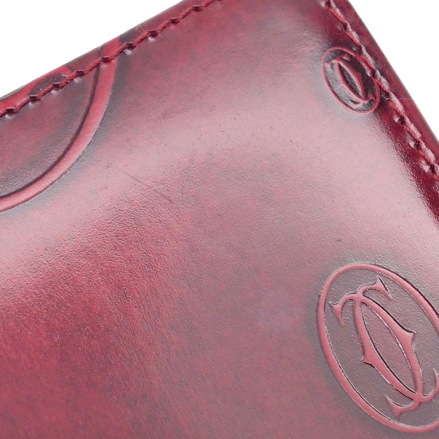 Cartier（カルティエ） コンパクト財布 L3000263 ボルドー パテント