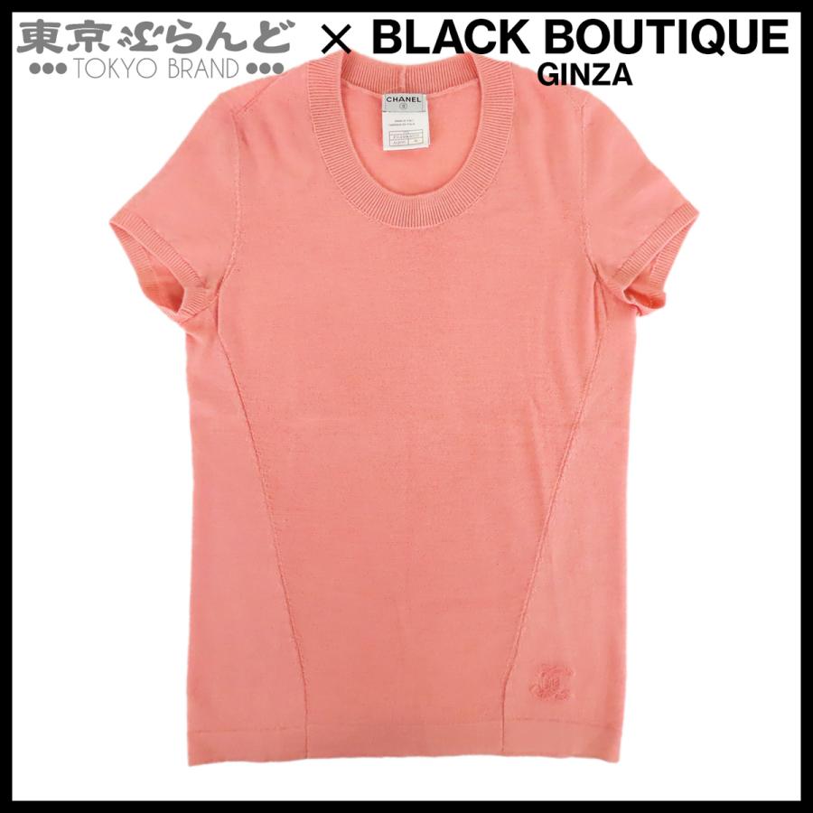 CHANEL（シャネル） 半袖 ニット P31438K00533 ピンク アルパカ クルー