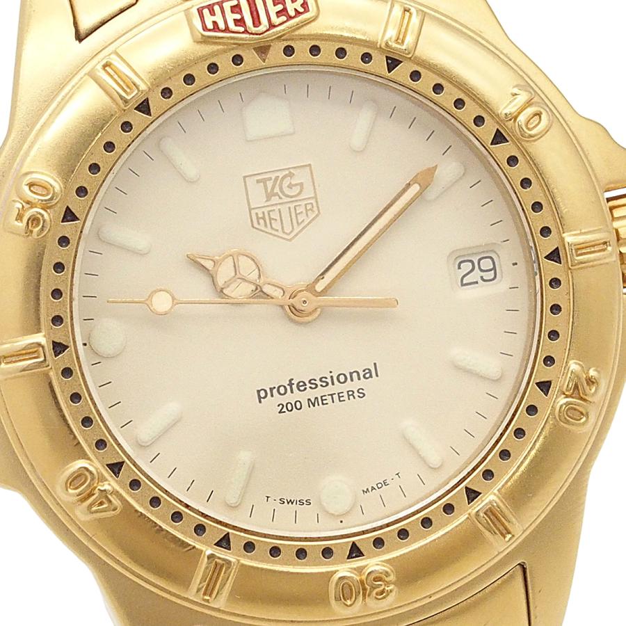 【稼働品】TAG HEUER プロフェッショナル　200M 腕時計　新品電池 TAG HEUER（タグ・ホイヤー） プロフェッショナル 4000シリーズ 200m