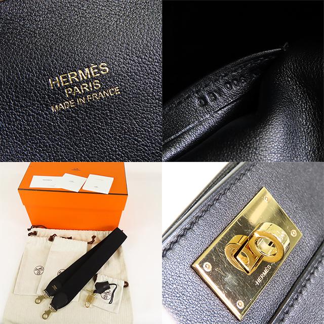HERMES（エルメス） ツールボックス 20 C刻印 ブラック ゴールド金具