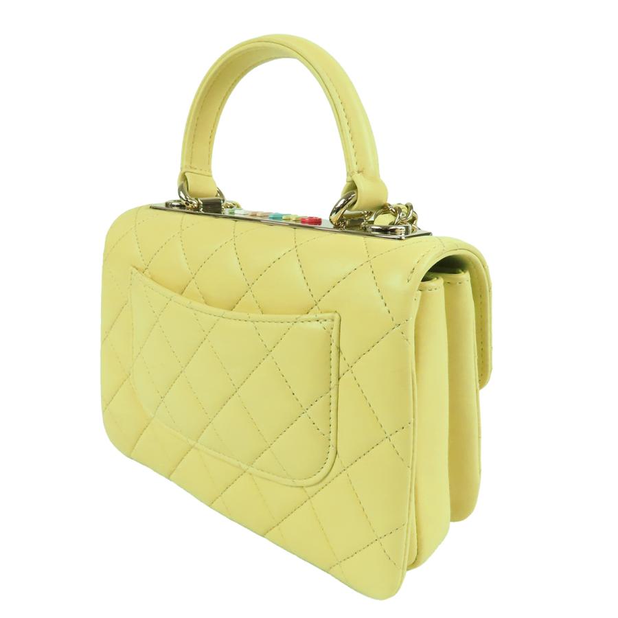 CHANEL（シャネル） トレンディCC トップハンドル AS4654 イエロー