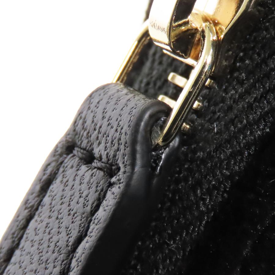 CHANEL（シャネル） チェーンバッグ ブラック 黒 G金具 ベロア レザー