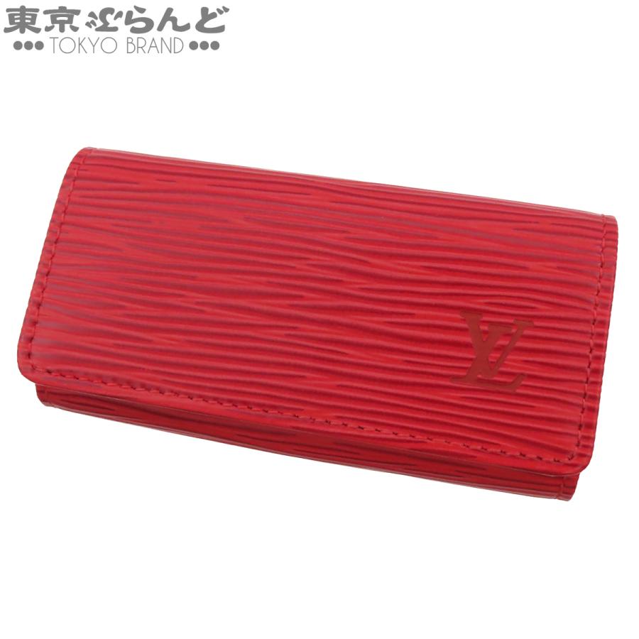 ルイヴィトン　LOUIS VUITTON ペンケース　レッド　一本用 LOUIS VUITTON（ルイ・ヴィトン） ミュルティクレ4 4連キーケース