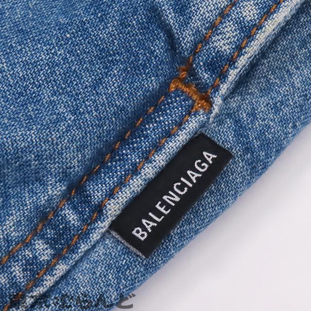 BALENCIAGA バレンシアガ デニムシャツ 600280 ライトインディゴブルー 