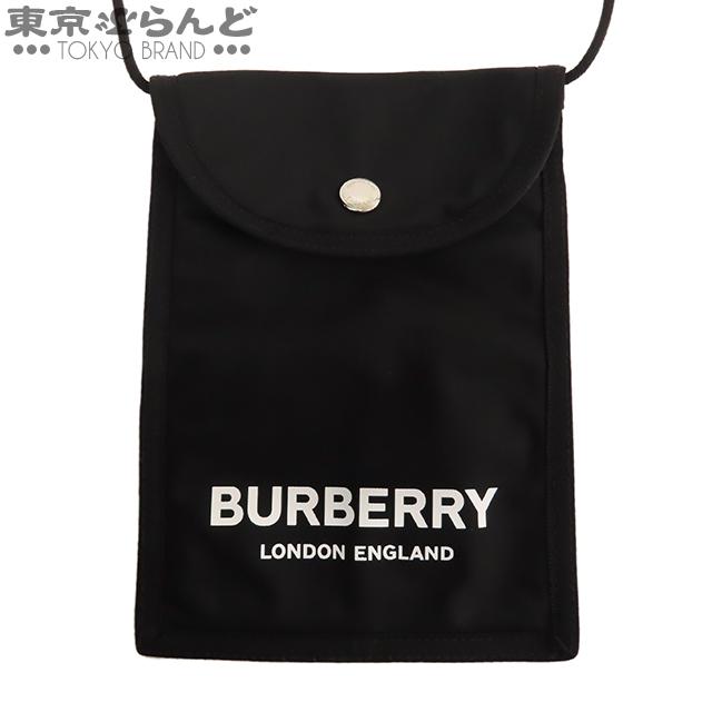 BURBERRY / ロゴ ショルダーバッグ サコッシュ ナイロン ブラック BURBERRY / ロゴ ショルダーバッグ サコッシュ ナイロン ブラック