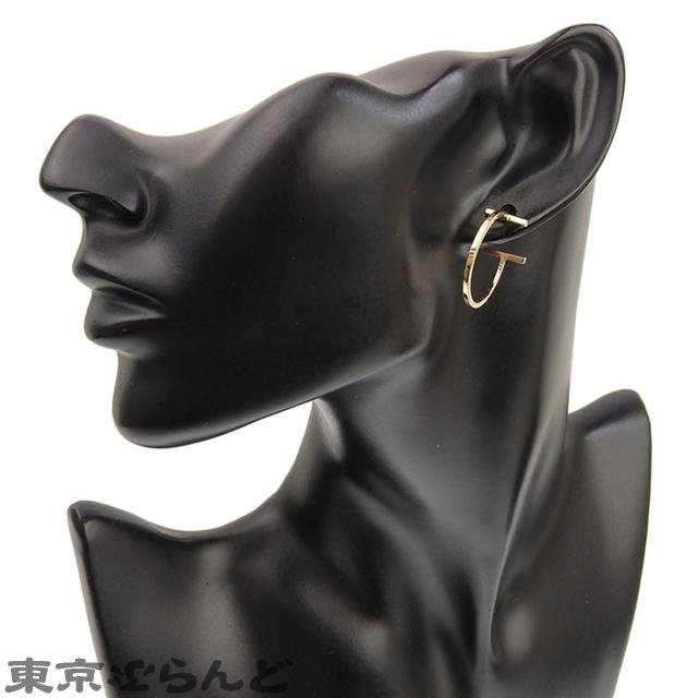 TIFFANY&Co. ティファニー ティファニーT フープ ピアス ピンク TIFFANY&Co. ティファニー ティファニーT フープ ピアス ピンク