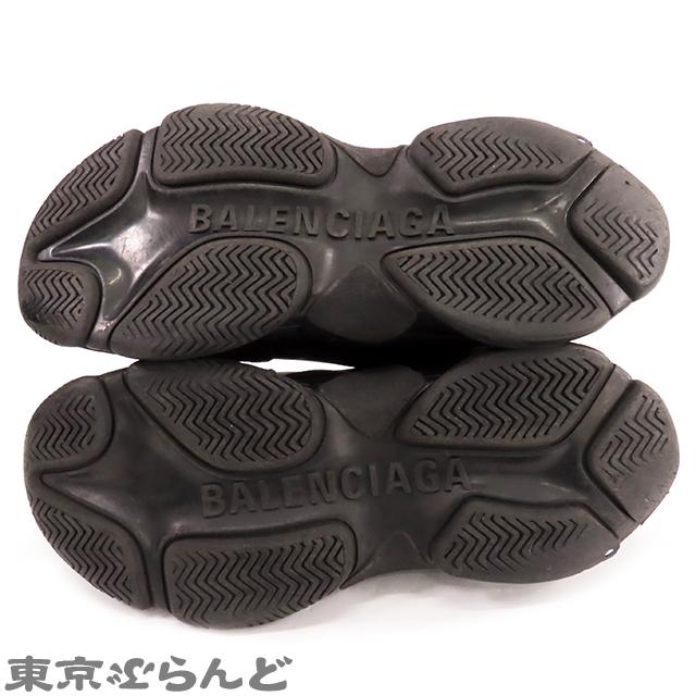 BALENCIAGA（バレンシアガ） トリプルS 総柄ロゴ 536737 ブラック