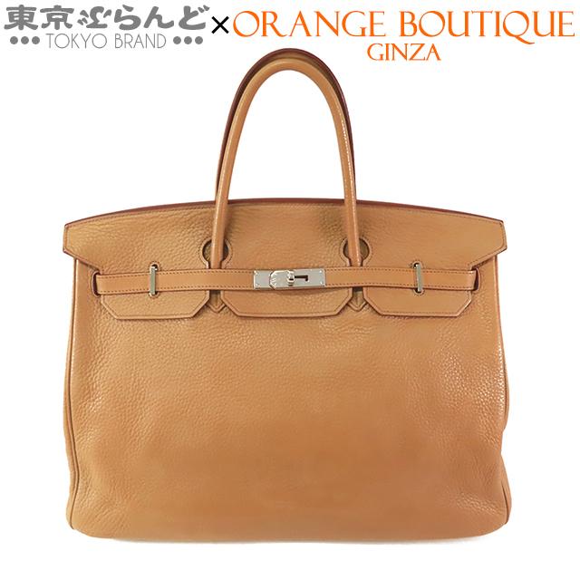 HERMES（エルメス） バーキン 40 □M刻印 タバックキャメル シルバー