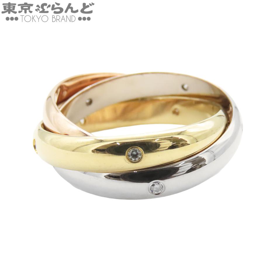 【最終値下げ】Cartier トリニティ リング スリーカラー Cartier（カルティエ） トリニティリング スリーカラーゴールド K18YG