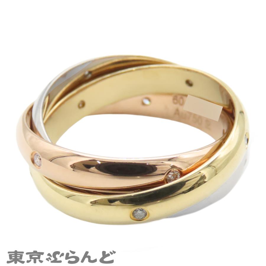 Cartier（カルティエ） トリニティリング スリーカラーゴールド K18YG