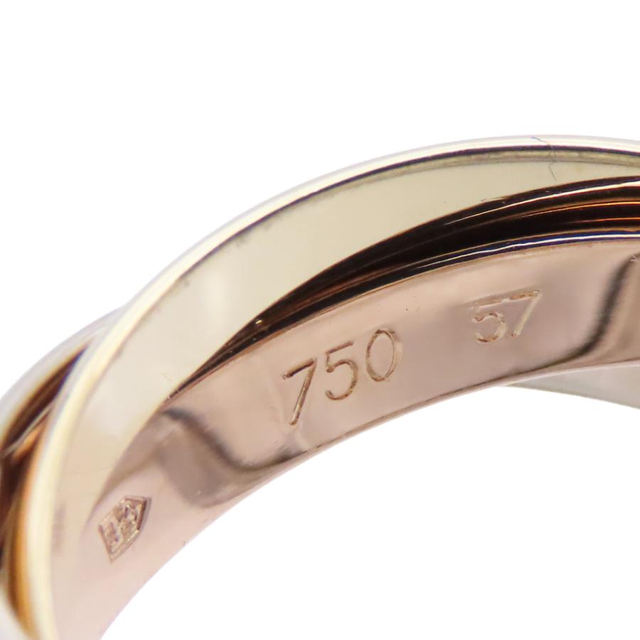 Cartier（カルティエ） トリニティ リング スリーカラーゴールド K18YG