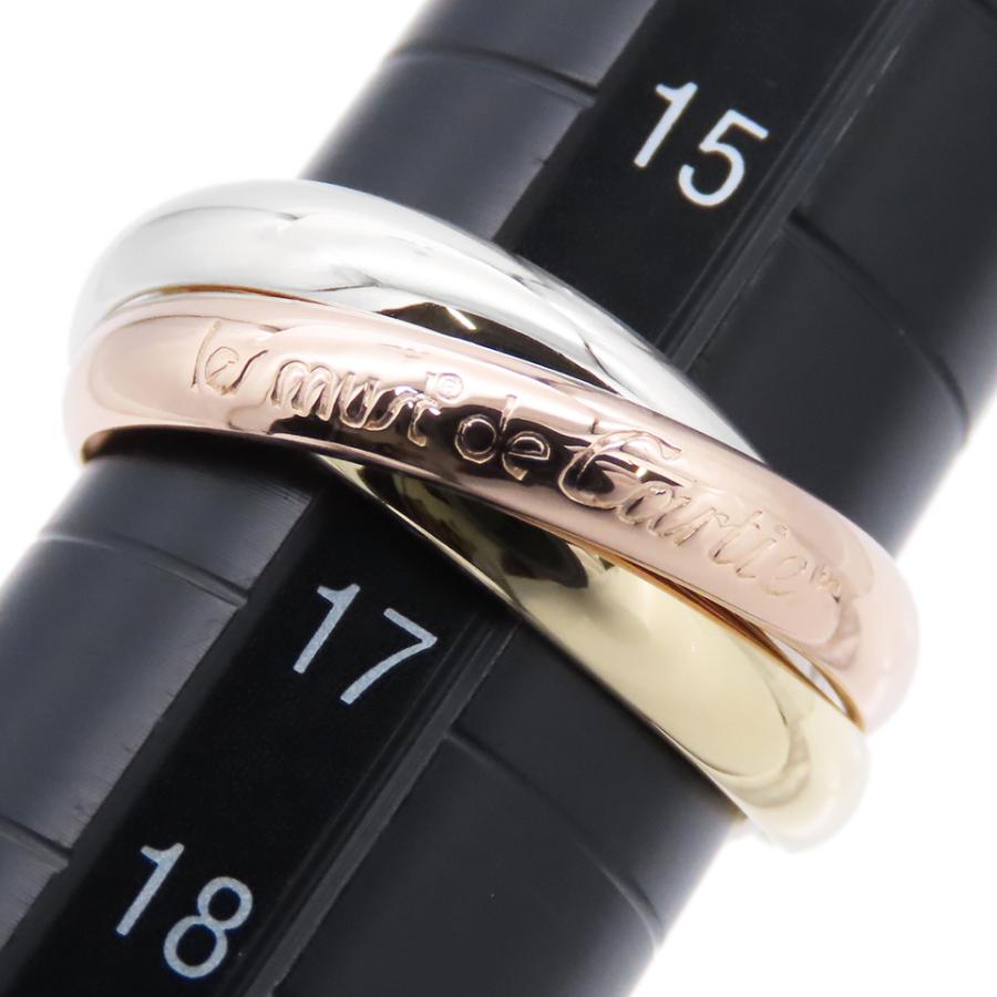 Cartier トリニティリング スリーカラー　スモール57 Cartier（カルティエ） トリニティ リング スリーカラーゴールド K18YG