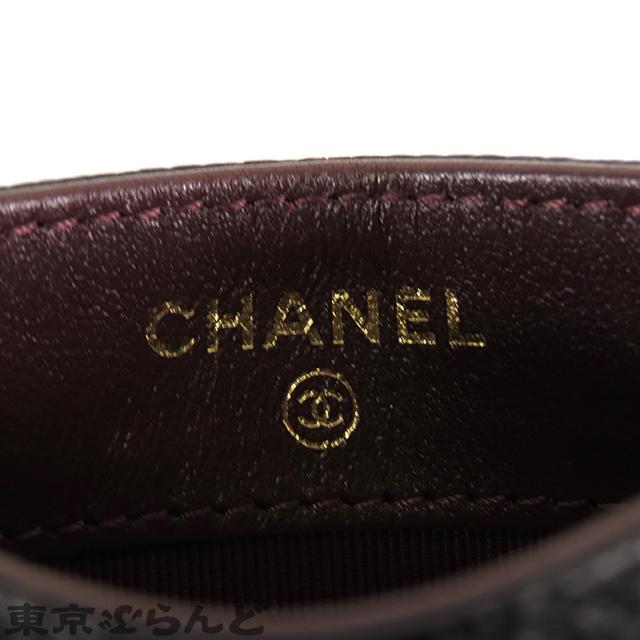 シャネル CHANEL クラシック マトラッセ カードケース ブラック ゴールド金具 キャビアスキン ココマーク 30番台 カードケース レディース 241000002076｜tokyobrand｜07