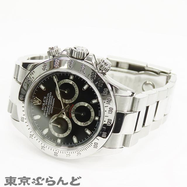 ロレックス ROLEX デイトナ 116520 F番 ブラック 黒文字盤 SS オイスターブレス 腕時計 メンズ 自動巻 ルミノバ 仕上済 箱付 241001013298｜tokyobrand｜02