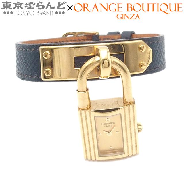 エルメス HERMES ケリーウォッチ KE1.201.470 ○Z刻印 ゴールドx 