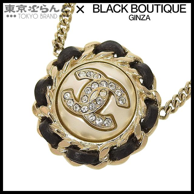 CHANEL（シャネル） ココマーク ネックレス B21K ゴールドxブラック