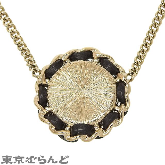 CHANEL（シャネル） ココマーク ネックレス B21K ゴールドxブラック 