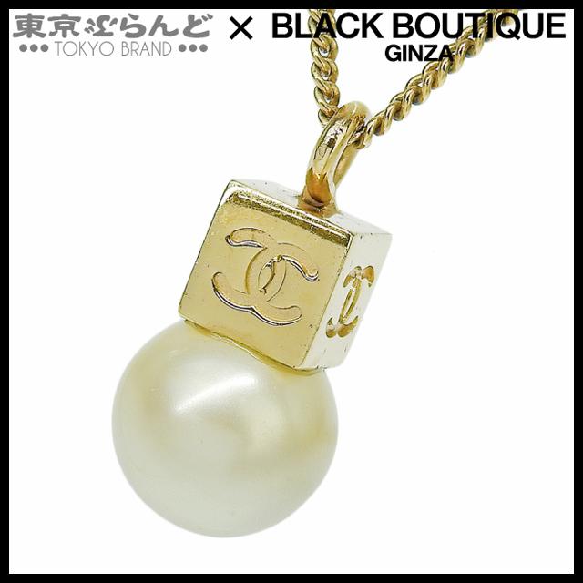 CHANEL（シャネル） 一粒 フェイクパール ペンダント 02A ゴールド