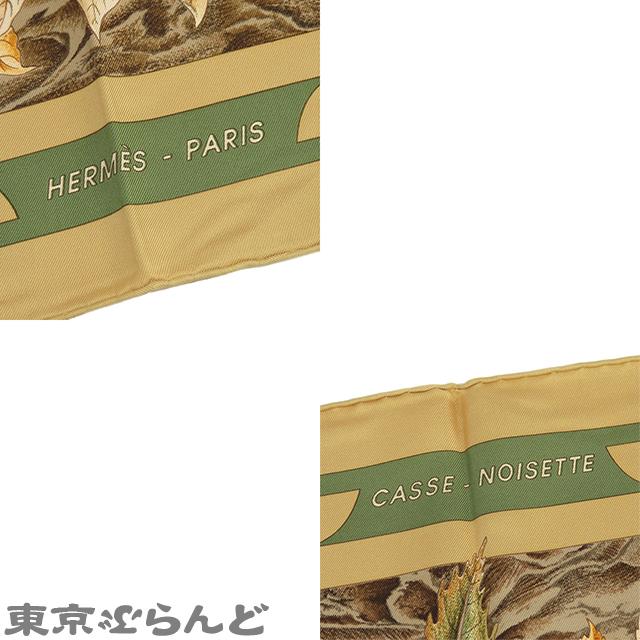 HERMES（エルメス） カレ90 ベージュxマルチカラー シルク CASSE