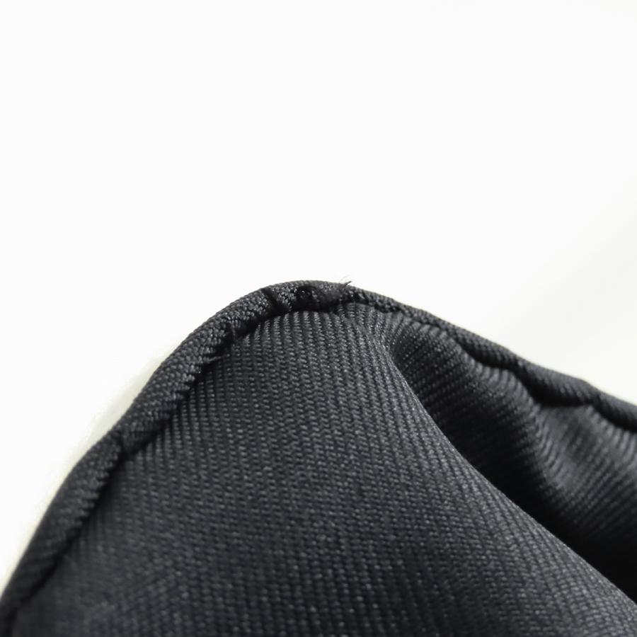 HERMES（エルメス） カレ 90 ブラックxイエロー シルク LES TUILERIES