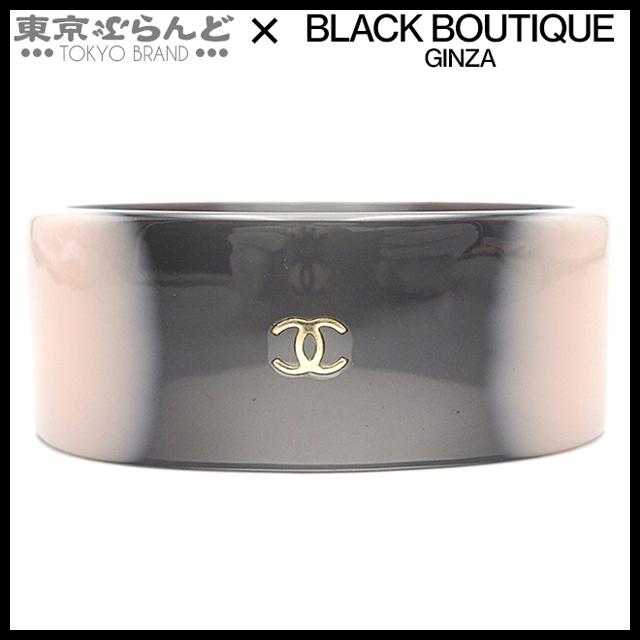 CHANEL（シャネル） ココマーク バングル 01A ブラックxピンク