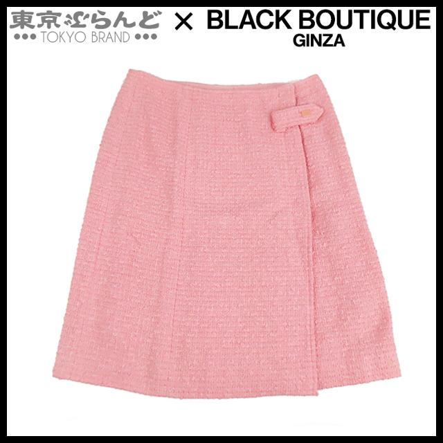 CHANEL シャネル 巻きスカート P22583V13469 ピンク コットン レーヨン  