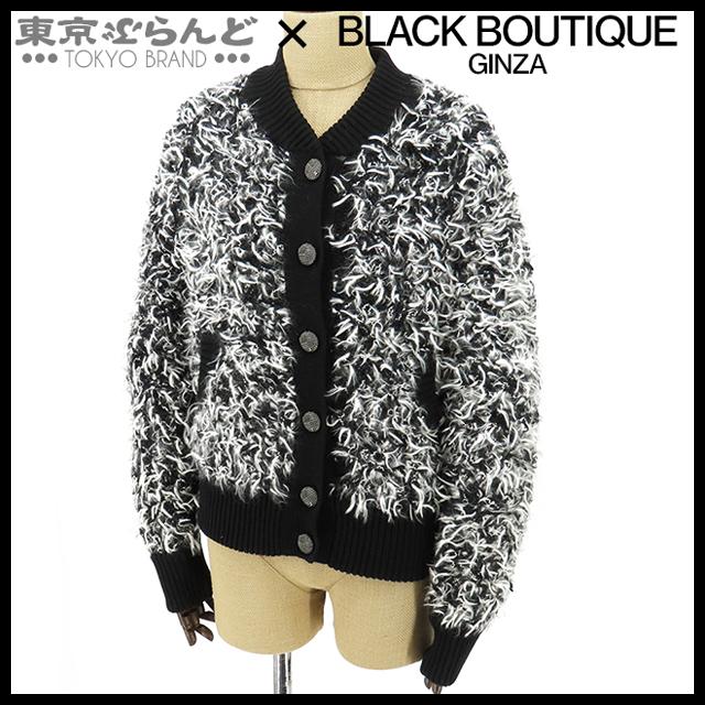 CHANEL シャネル ニットカーディガン P52497K06802 ブラックx CHANEL シャネル ニットカーディガン P52497K06802 ブラックx