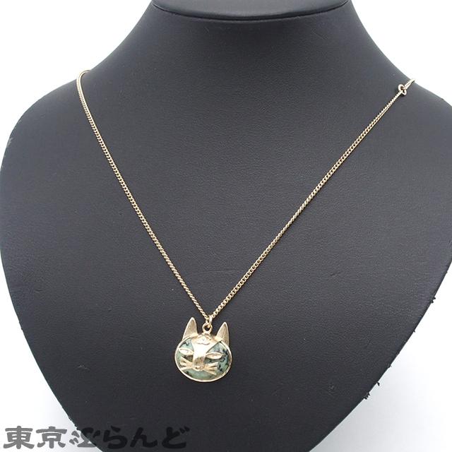 CHANEL シャネル ココマーク 猫 ネックレス ゴールド メタル CHANEL シャネル ココマーク 猫 ネックレス ゴールド メタル