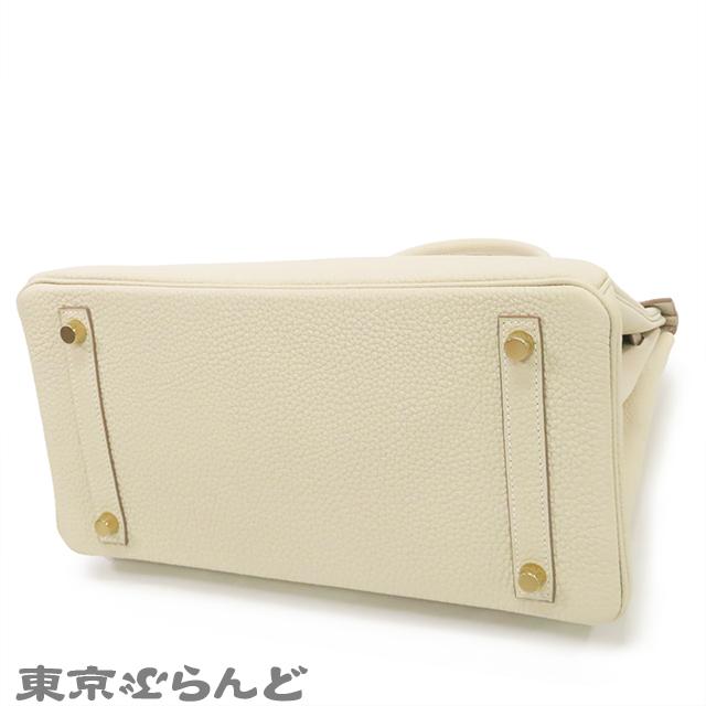 ■未使用箱付き■ エルメス ケース トゴ クレ HERMES（エルメス） バーキン30 W刻印 クレ ゴールド金具 トゴ