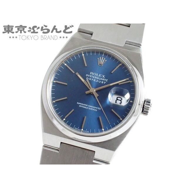 ロレックス Rolex N番 デイトジャスト オイスタークォーツ 腕時計 メンズ クォーツ式 電池式 Ss ブルーダイヤル 青文字盤 電池交換済 仕上済 東京ぶらんど 通販 Yahoo ショッピング