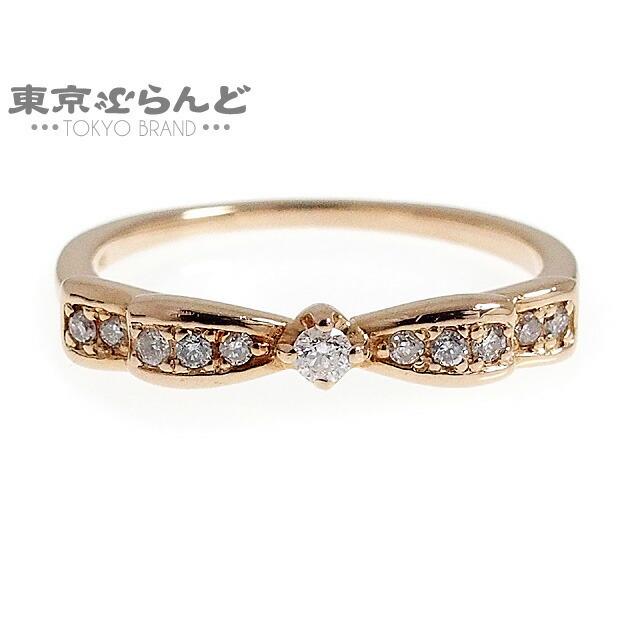 ヨンドシー 4 C リボン ダイヤモンド リング 指輪 K18pg ピンクゴールド 750 細身 美品 東京ぶらんど 通販 Yahoo ショッピング