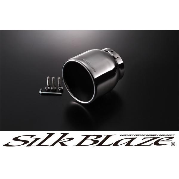 SilkBlaze シルクブレイズ 10系アルファードAS/MS マフラーカッター真円タイプ100φ/シルバー｜tokyocar｜02